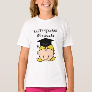Camiseta Formando louro do jardim de infância da menina