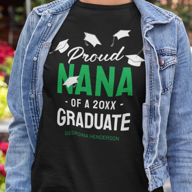 Camiseta Formando Nana 2025 Preto Verde Orgulhoso (Criador carregado)