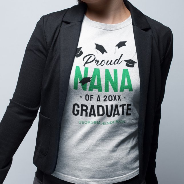 Camiseta Formando Nana 2025 Preto Verde Orgulhoso (Criador carregado)