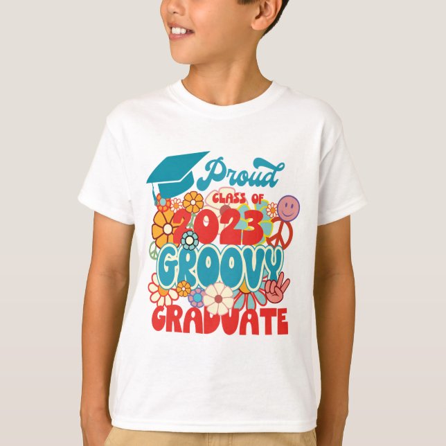 Camiseta Formando orgulhoso de uma classe de 2023 de divers (Frente)