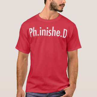 Camiseta Formando PhD concluído 1