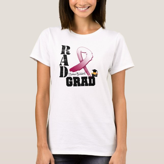 Camiseta Formando RAD da Terapêutica com Radiação do Cancer (Frente)