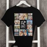 Camiseta Formando Várias Memórias de Colagem de Fotos<br><div class="desc">🎓 🎉 📸 Upload de fotos de amigos de seus anos de escola ou faculdade para fazer um presente divertido de manutenção de fotos para seu formando</div>