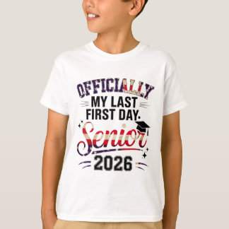 Camiseta Formandos do 3º Ano de 2026 Garotas Meu Último Pri