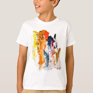 Camiseta Formas Abstratas Nascidas da Paleta de um Artista