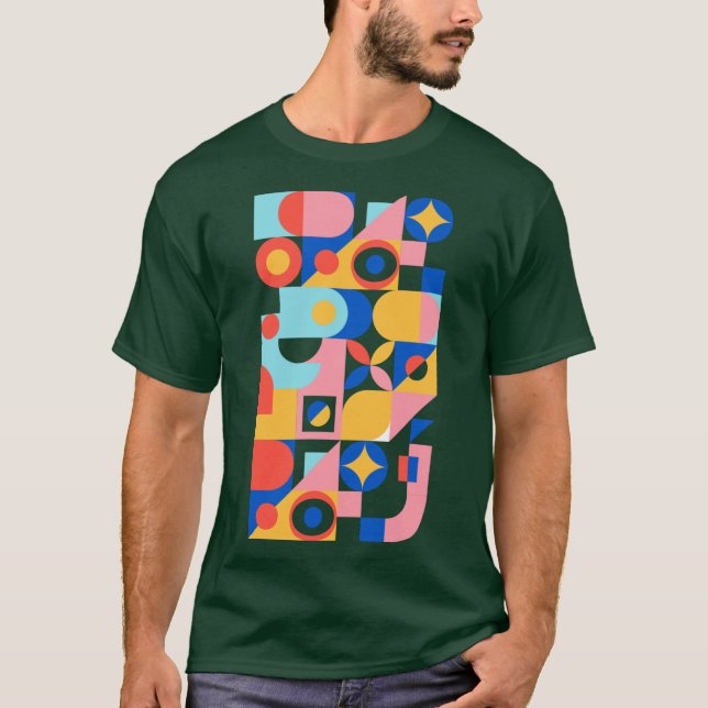 Camiseta Formas básicas Bauhaus (Frente)