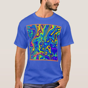 Camiseta Formas de Arte com Padrões Elegantes