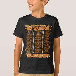 Camiseta Formas de conscientização da esclerose múltipla pa