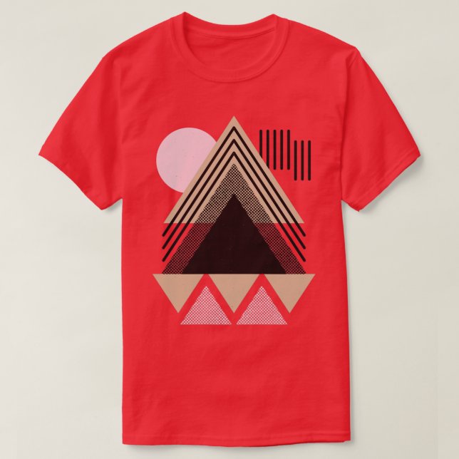 Camiseta Formas de Elemento Geométrico abstrato Neo (Frente do Design)