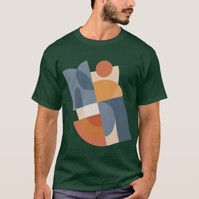Camiseta Formas Geométricas Abstratas Modernas (Frente)