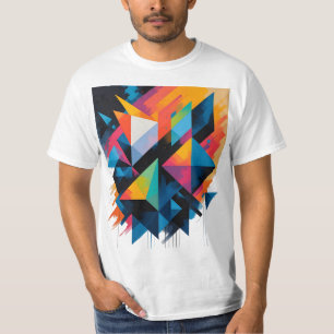 Camiseta Formas Geométricas de abstrato - Formas Modernas c