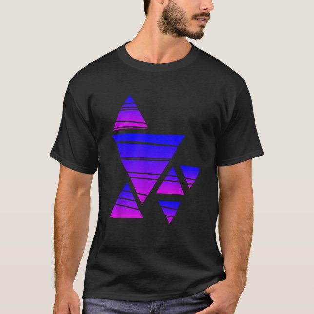 Camiseta Formas Geométricas de Triângulo Cores (Frente)
