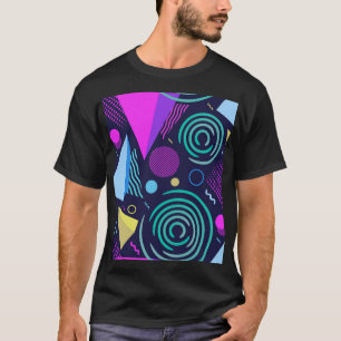 Camiseta Formas Geométricas do Estilo Memphis