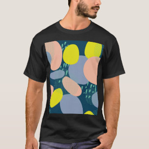 Camiseta Formas Geométricas: Estilo Colorido de Memphis