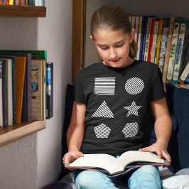 Camiseta Formas Geométricas Gráficas Minimalistas