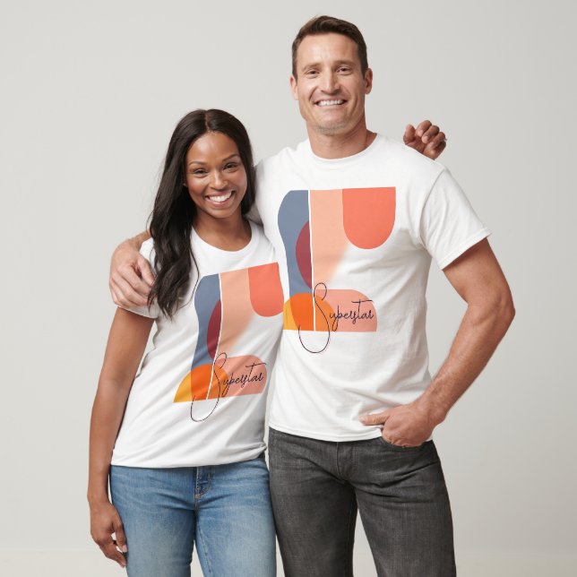 Camiseta Formas Geométricas Modernas de Abstrato (Unissex)