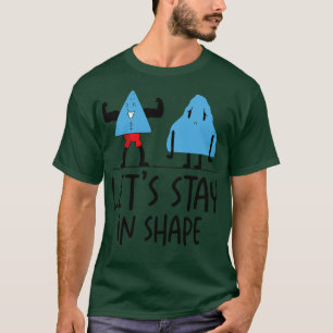 Camiseta Formas Geométricas Motivacionais De Giro Cute A Fu