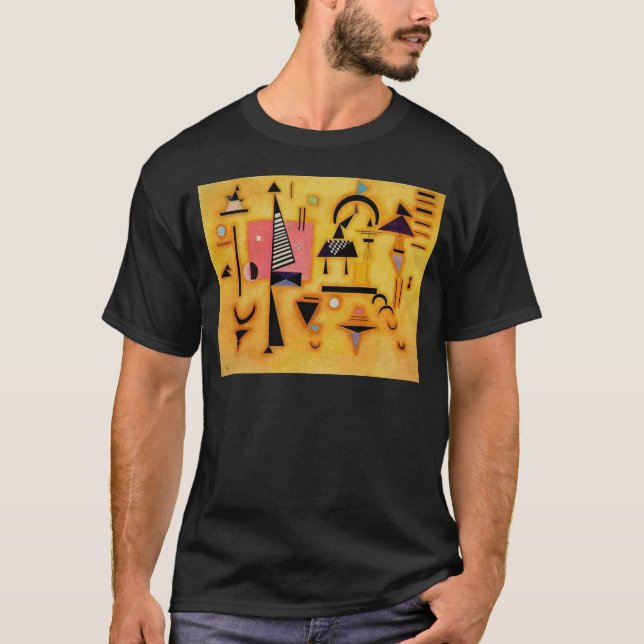 Camiseta Formas Geométricas Rosa Abstrato Decisivas (Frente)