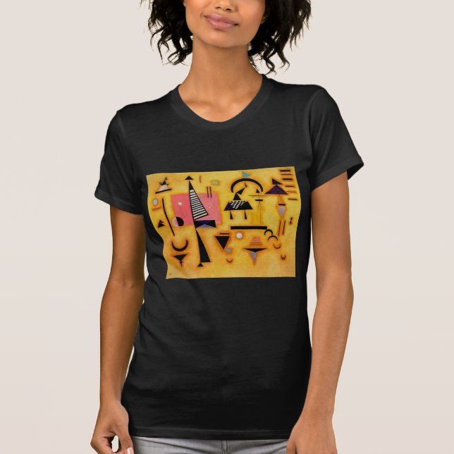 Camiseta Formas Geométricas Rosa Abstrato Decisivas (Frente)