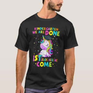 Camiseta Formatação no jardim de infância Meninas de Unicór