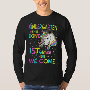 Camiseta Formatação no jardim de infância Meninas de Unicór
