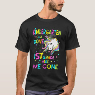 Camiseta Formatação no jardim de infância Meninas de Unicór