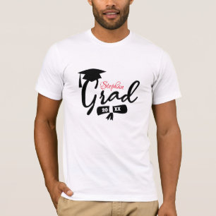 Camiseta Formatação Personalizada do Ano Escolar de Nome Pe