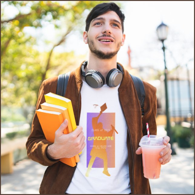 Camiseta Formatação Tecnológica Moderna Sunset Vibrante (Criador carregado)