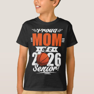 Camiseta Formatura 2026 Mãe Orgulhosa De Um Veterano De Bas