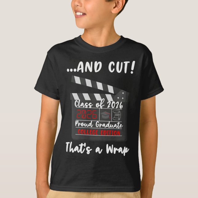 Camiseta Formatura Cl De 2026 Cerimônia Engraçada Gradu (Frente)