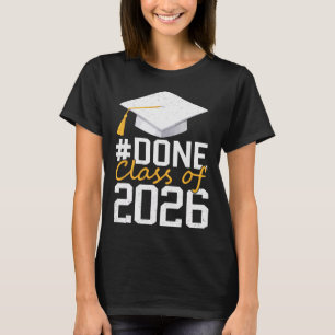 Camiseta Formatura Concluída Cl De 2026 Estudante Graduado