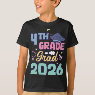 Camiseta Formatura da 4ª Série 2026 Formando Orgulhoso Grad