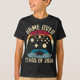 Camiseta Formatura da Turma de 2026 Fim de Jogo para Gamer