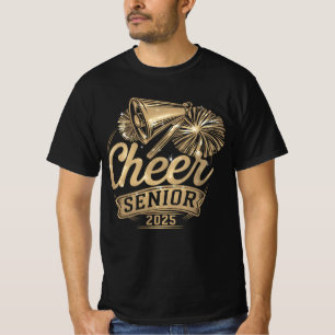 Camiseta Formatura de Cheerleader Senior 2025 Turma De