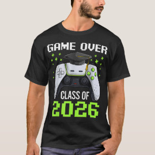 Camiseta Formatura de Gamer Legal Para Meninos Game Over Tu