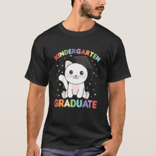 Camiseta Formatura de jardim de infância de crianças Gato d