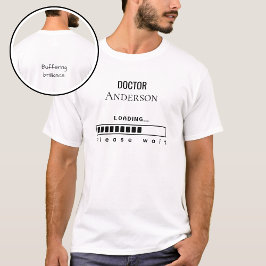 Camiseta Formatura de PhD engraçada Nome do Doutor Carregan