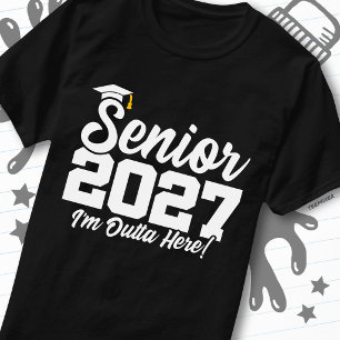 Camiseta Formatura Divertida da Turma de 2027