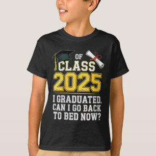 Camiseta Formatura Feminina Engraçada De 2025 Eu Me Formei