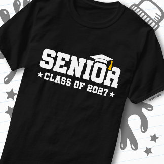 Camiseta Formatura no Ano de 2027 Orgulho da Escola Turma d