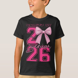 Camiseta Formatura Senior 2026 Cl De 2026 Coquette Laço Ros