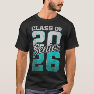 Camiseta Formatura Senior 2026 Meu Último Primeiro Dia De C