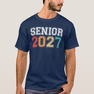 Camiseta Formatura Senior 2027 Retro Vintage retrô