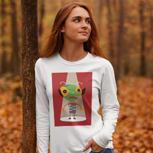 Camiseta Formiga Alienígena Colorida em Spotlight Quirky Sc