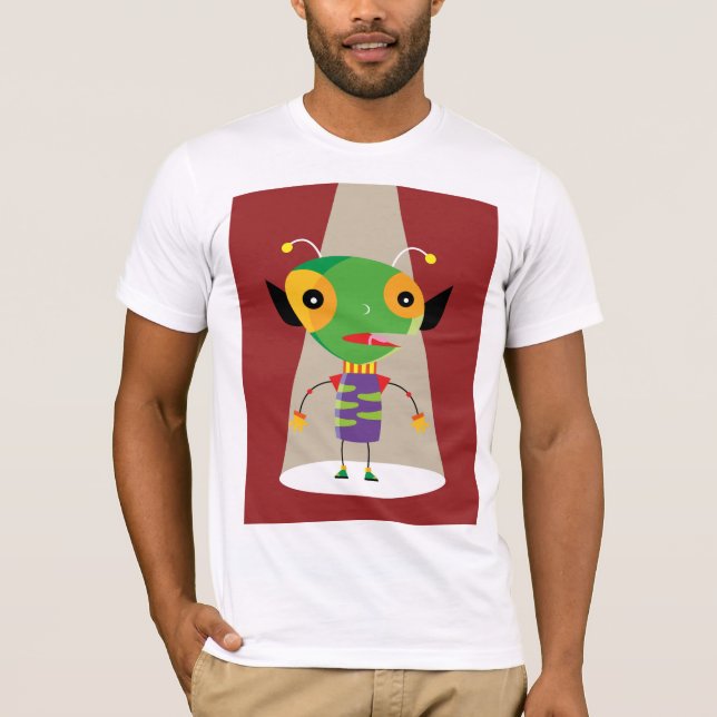 Camiseta Formiga Alienígena Colorida em Spotlight Quirky Sc (Frente)