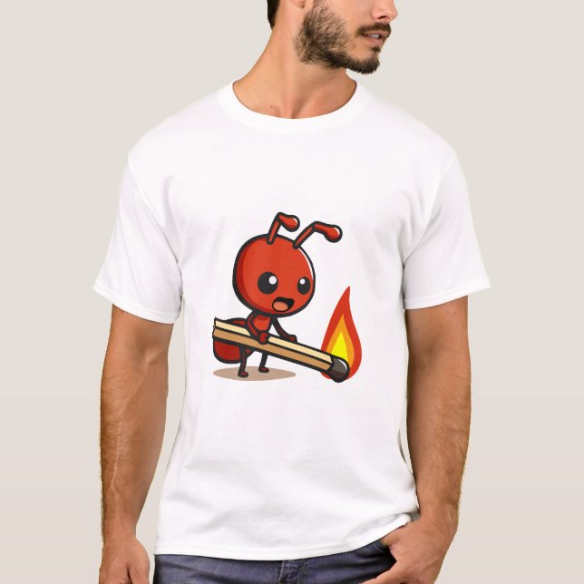 Camiseta Formiga de Fogo (Frente)
