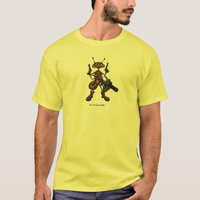 Camiseta Formiga de fogo engraçada com o t-shirt do desenho (Frente)