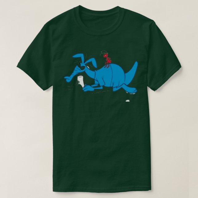 Camiseta formiga e aardvark (Frente do Design)