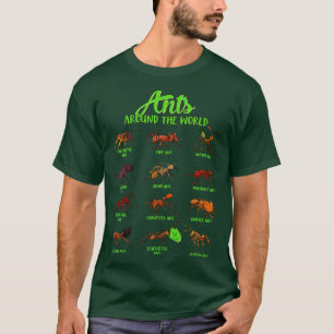 Camiseta Formigas ao redor do mundo