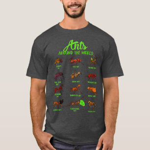 Camiseta Formigas ao redor do mundo